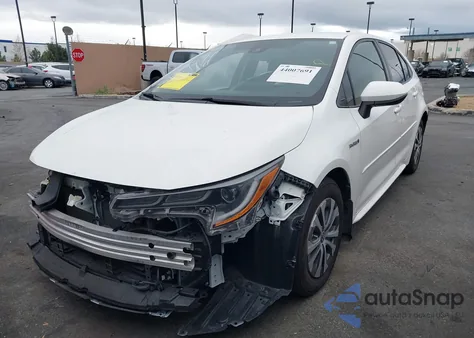 2021 Toyota Corolla Hybrid Le из США, поврежденный, VIN JTDEAMDE1MJ030656